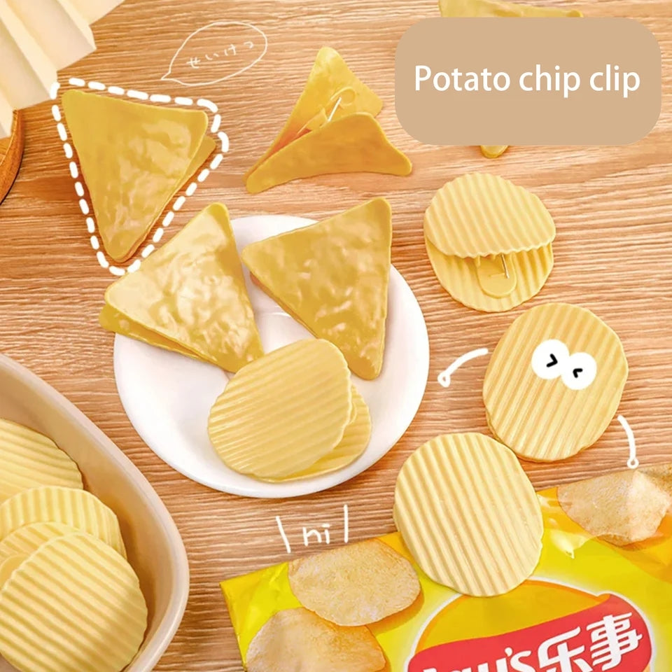 4 PIECES PATATO FOOD BAG CHIP CLIPS