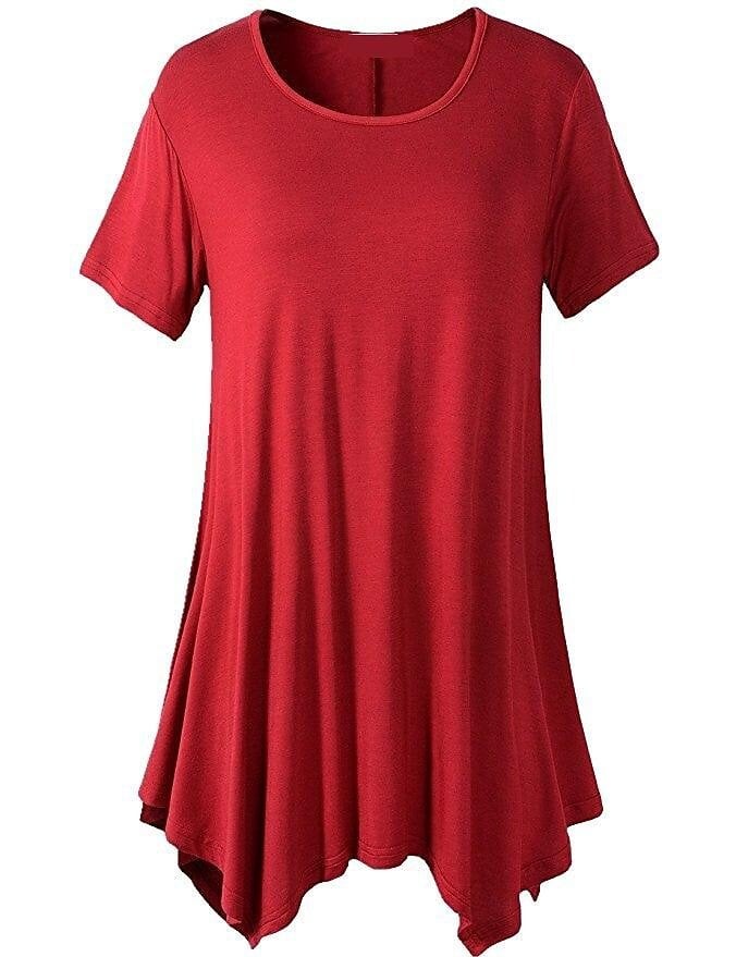 🔥Women's Summer Mid-length Short-sleeved T-shirt Loose Round Neck
