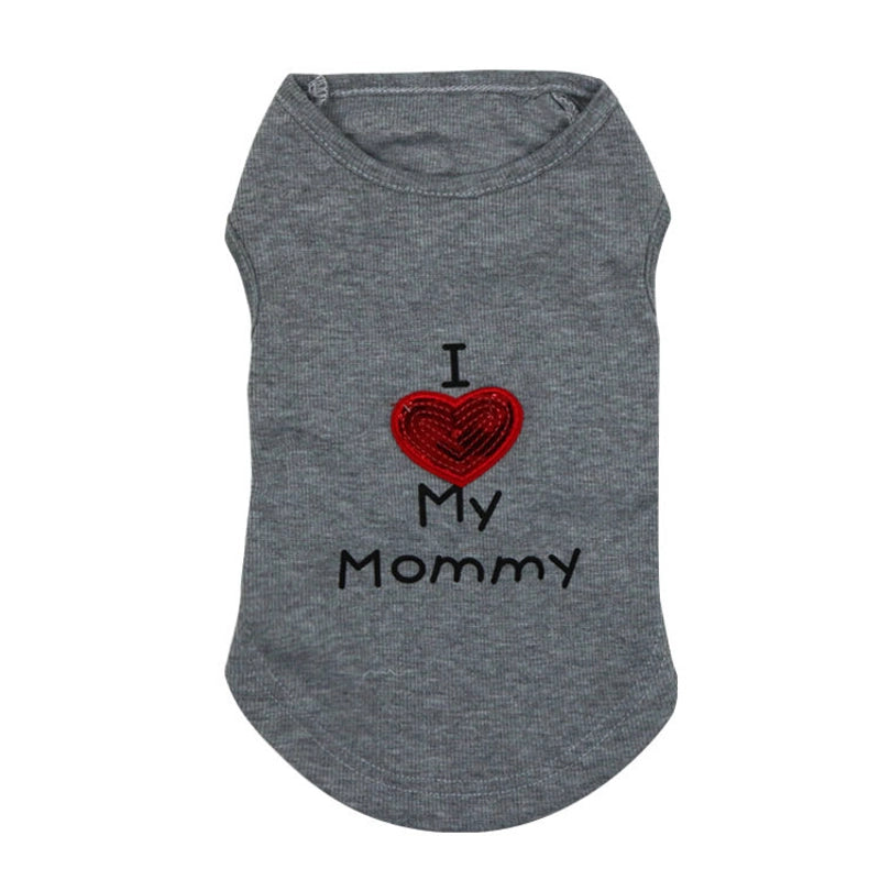 Casual Thread Letter Pet Clothing