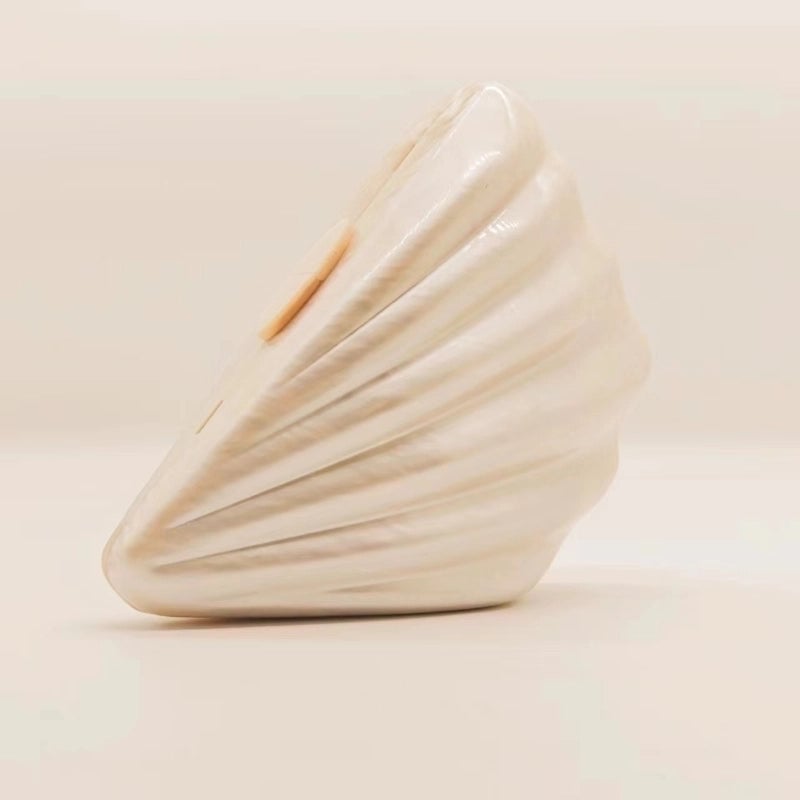 Apricot Arylic Solid Color Evening Bags