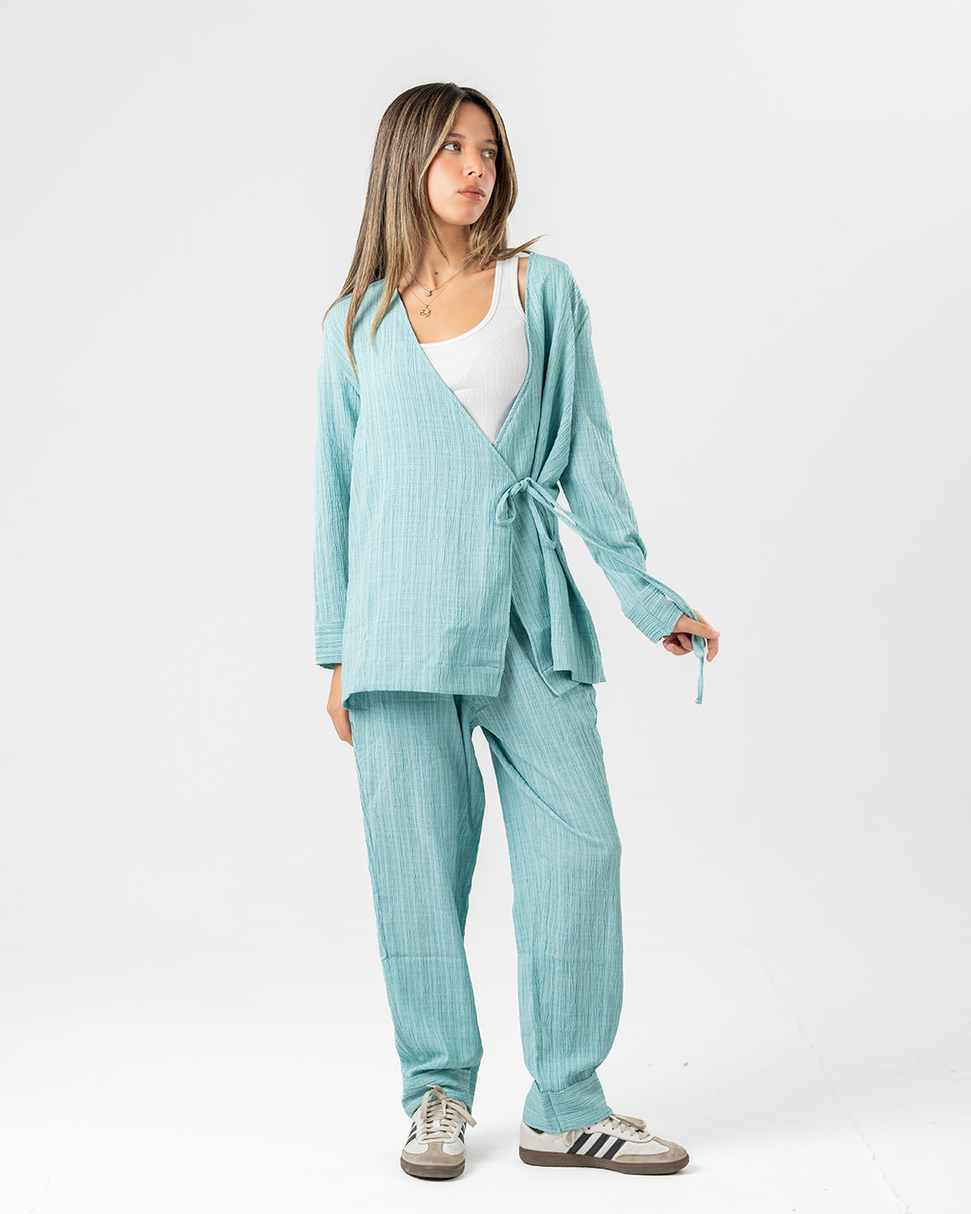 Women Crinkled Cardigan