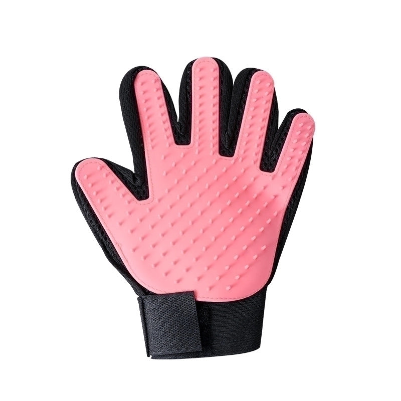 Minimalist Rubber Color Block Pet Gloves