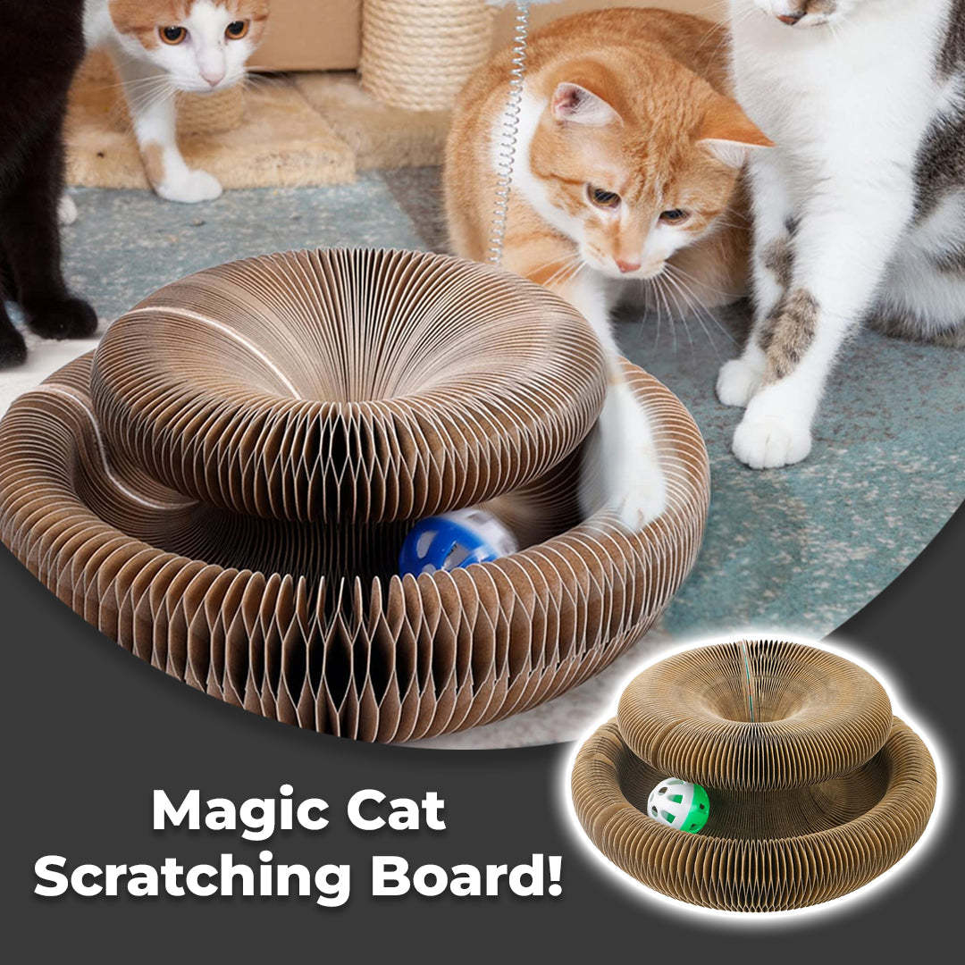 🎁Magic Organ Cat Scratching Board--Comes with a toy bell ball