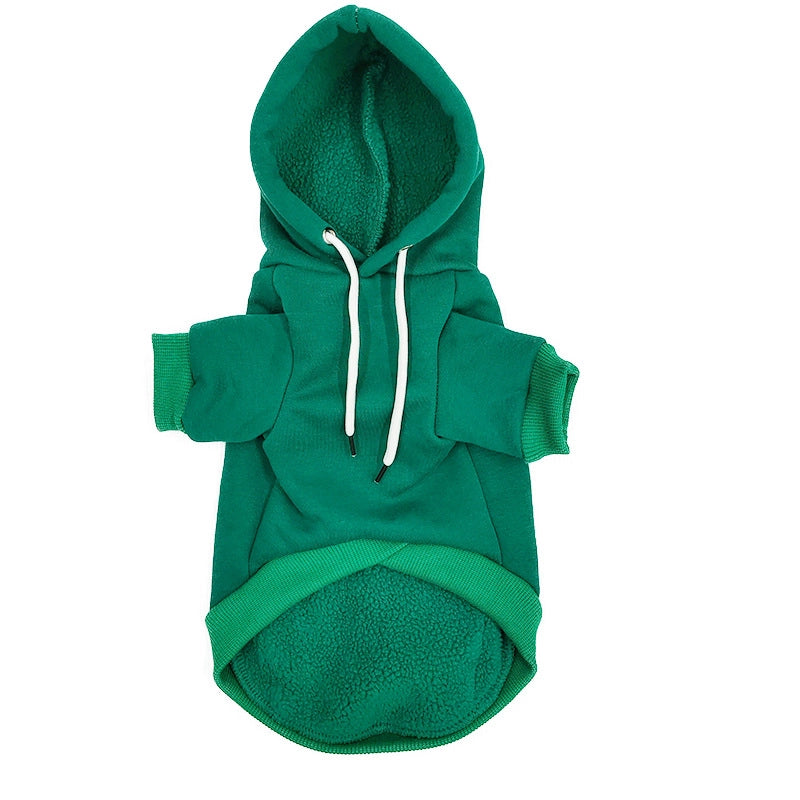 Casual Shorn-pile Solid Color Pet Clothing