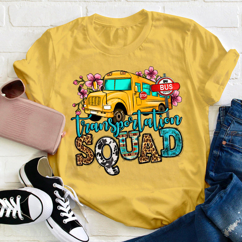 Transportation Squad Teacher T-Shirt