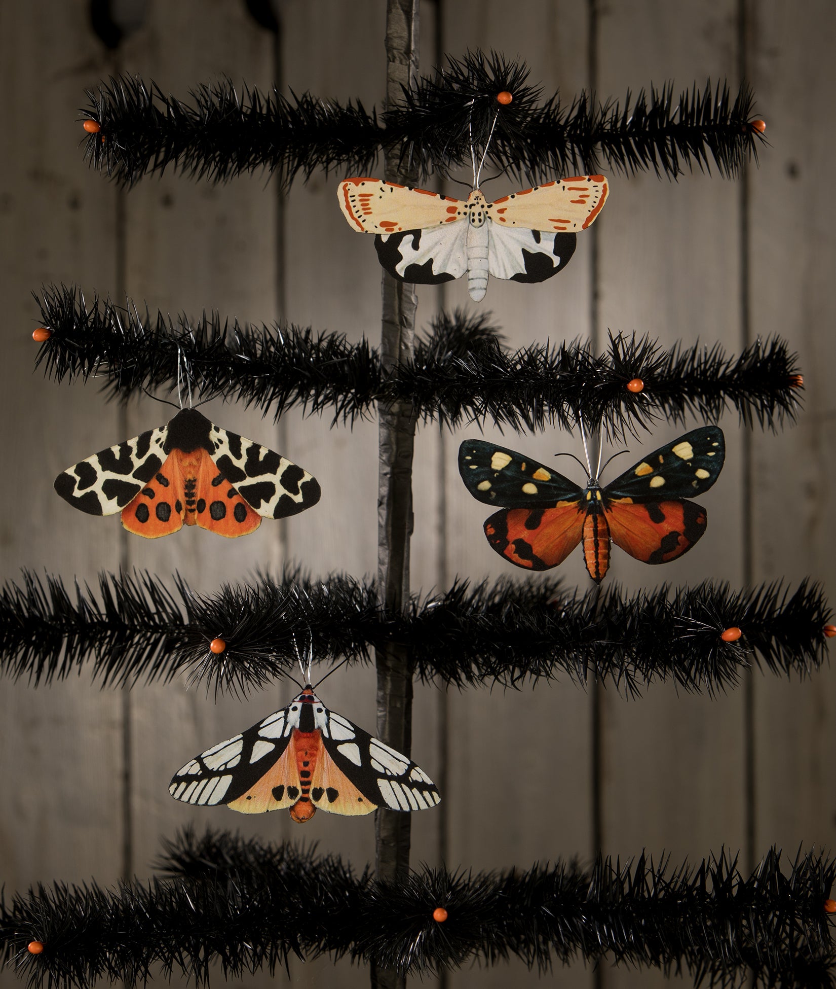 Halloween Moth Eclipse Ornaments