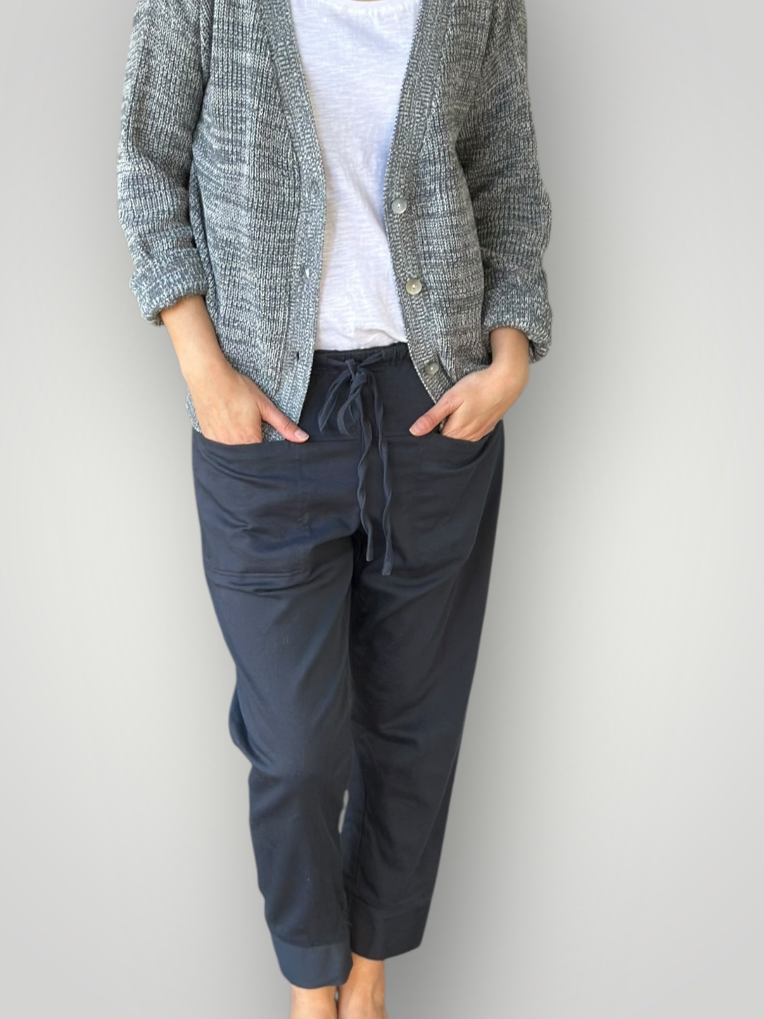 dylan pants - charcoal twill