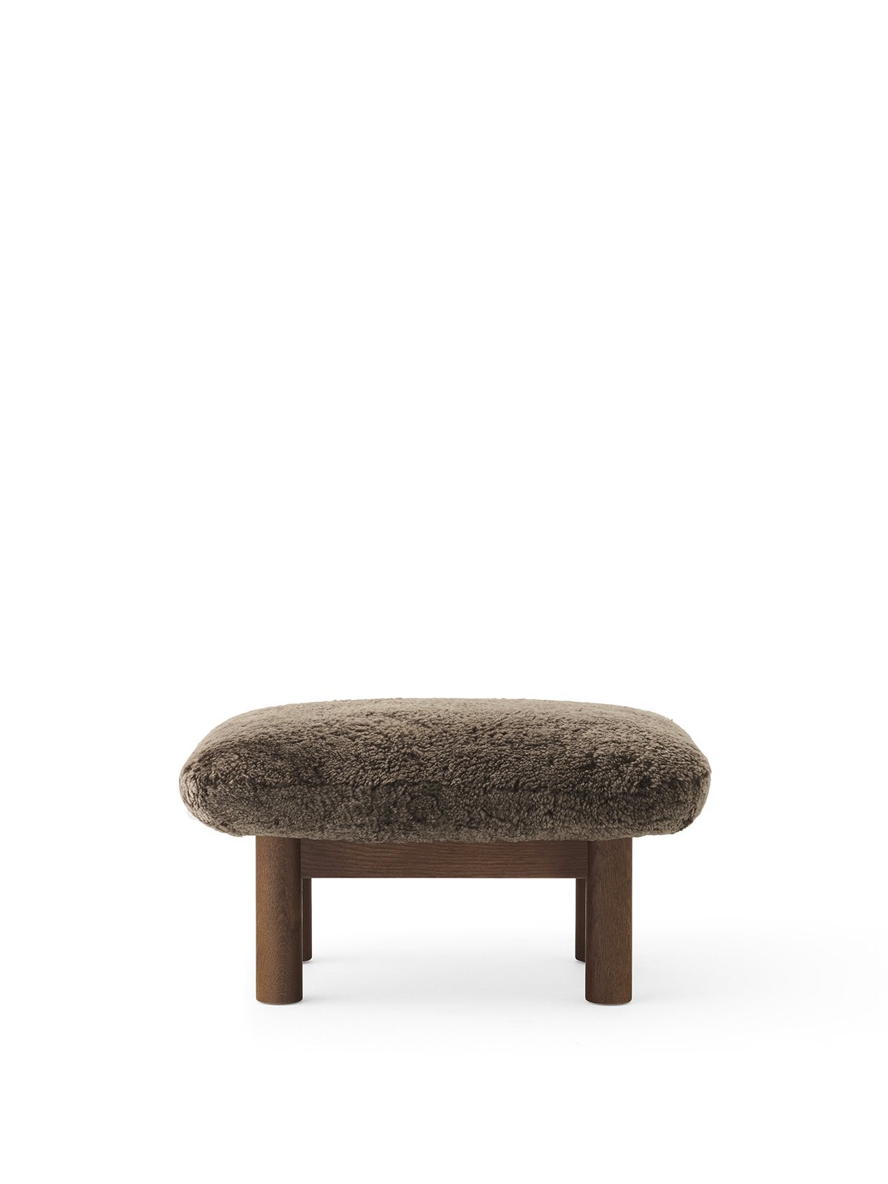 Brasilia Ottoman. Sheepskin