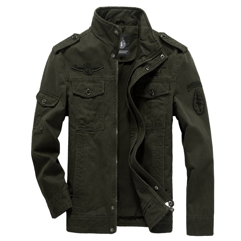 Autumn And Winter Men's Casual Washed Jacket