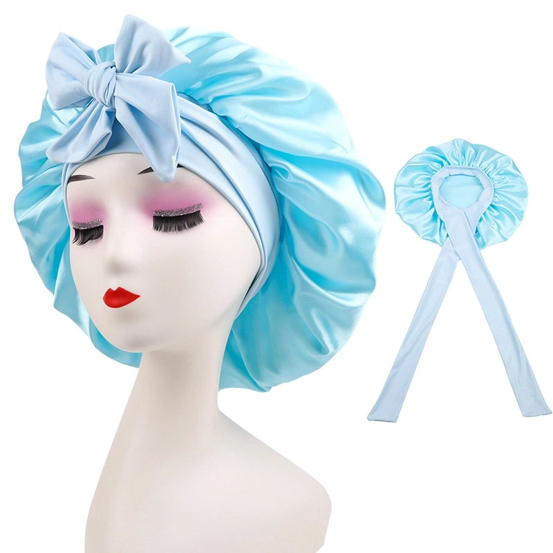2 Pieces Women's Solid Color Solid Color Eaveless Hair Cap