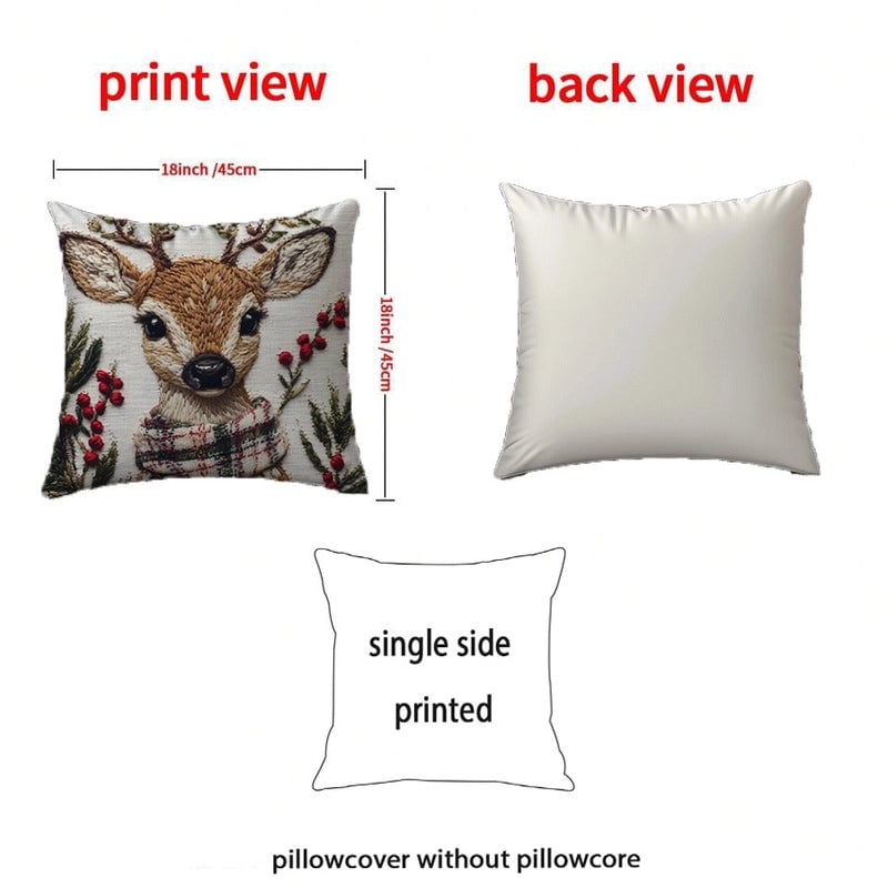 IG Style Minimalist Giraffe Polyester Pillow Cases Couch & Sofa Decor