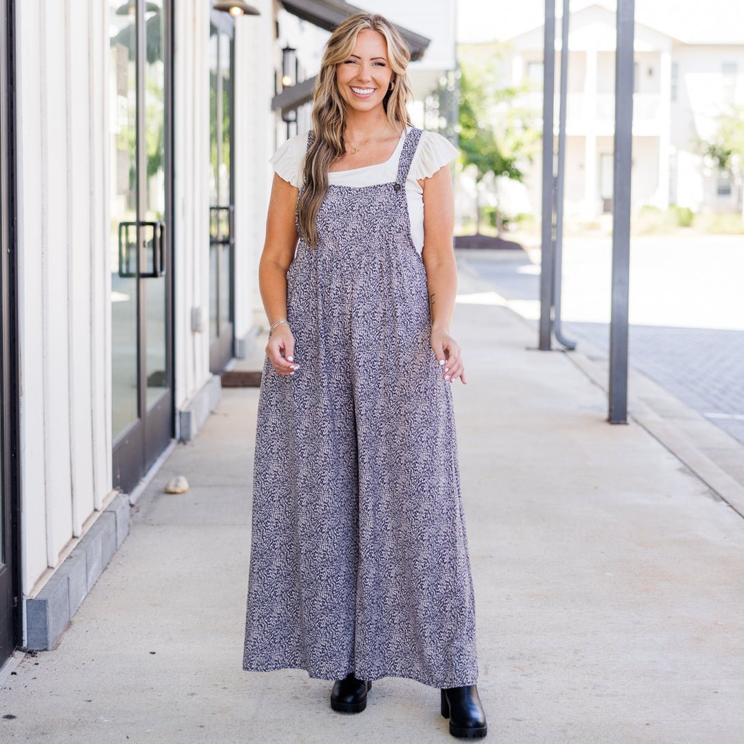 Knowing Us Jumpsuit. Black Mix