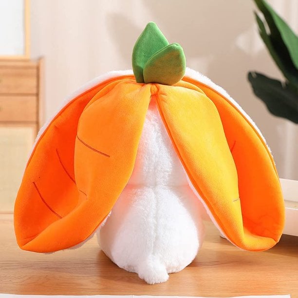 🔥Strawberry Bunny Transformed into Little Rabbit Fruit Doll Plush Toy