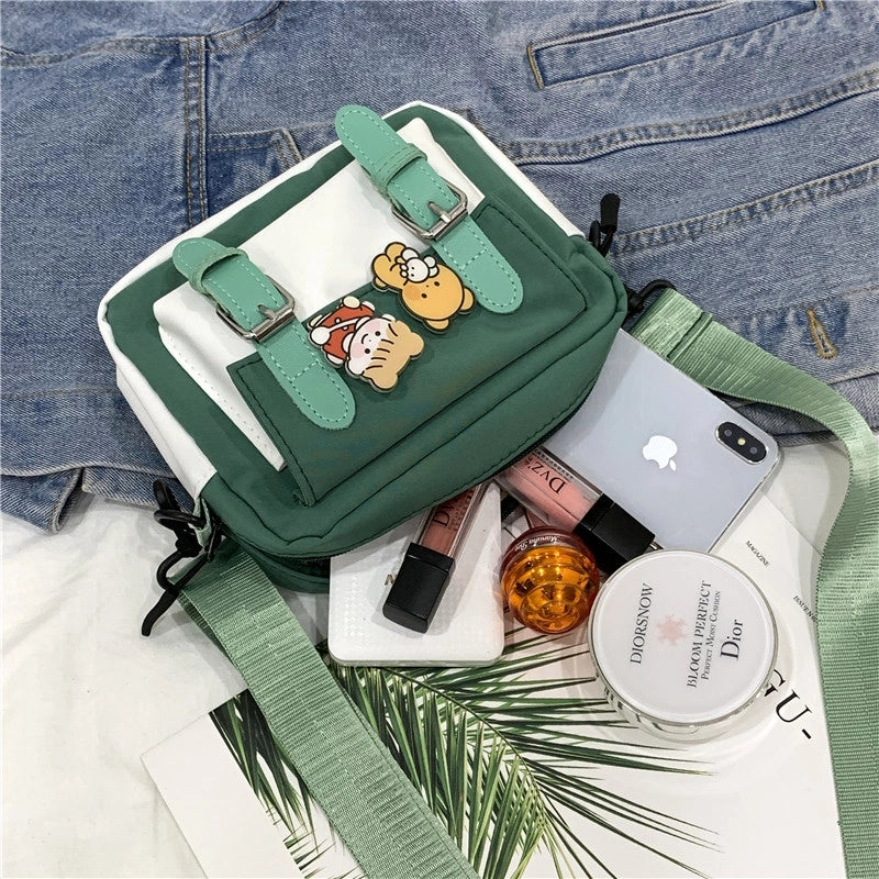 Women's Small All Seasons Oxford Cloth Streetwear Shoulder Bag