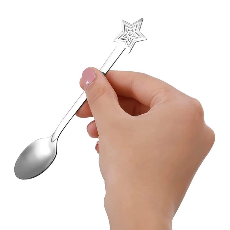 Christmas Fashion Cartoon Stainless Steel Festival Spoon 1 Set