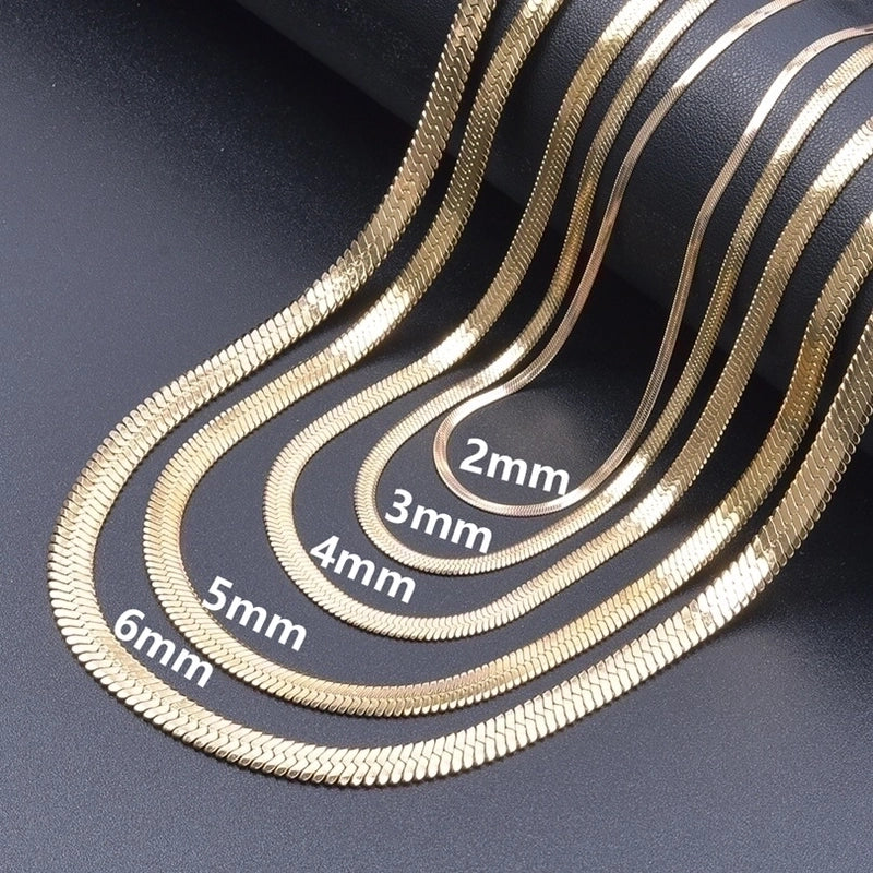 IG Style Geometric 201 Stainless Steel 18K Gold Plated Plating Bracelets Anklet Necklace