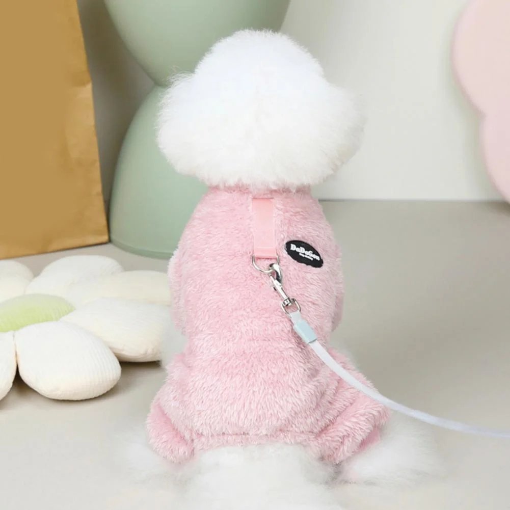 Fleece Pet Elastic Jumpsuit with Pull Ring🔥Buy 2 Save 10%