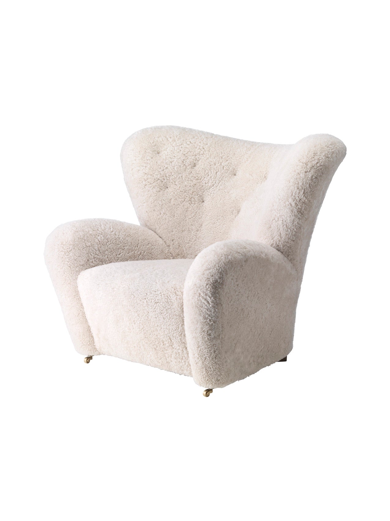 The Tired Man Lounge Chair. Sheepskin