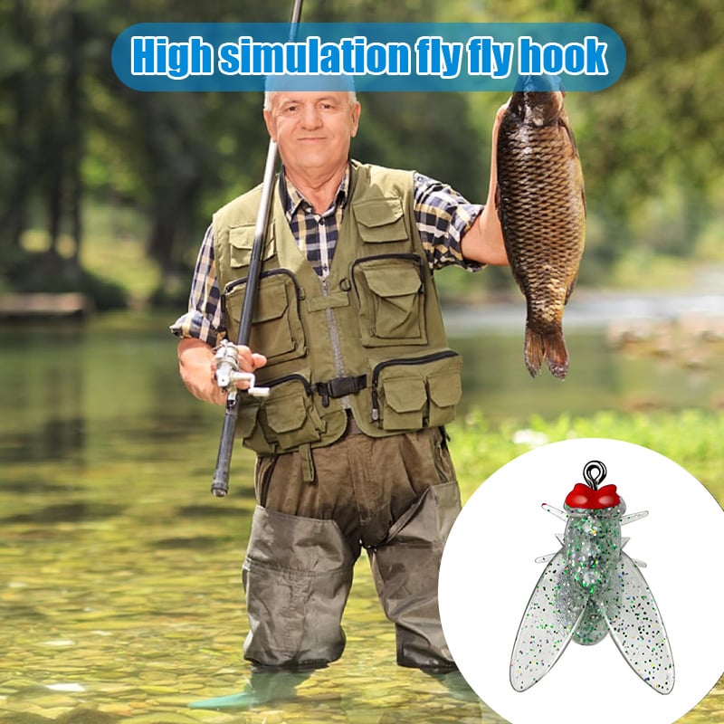 FATHER'S DAY SALE - Simulated Flies Fishing Attractor Bait Hook