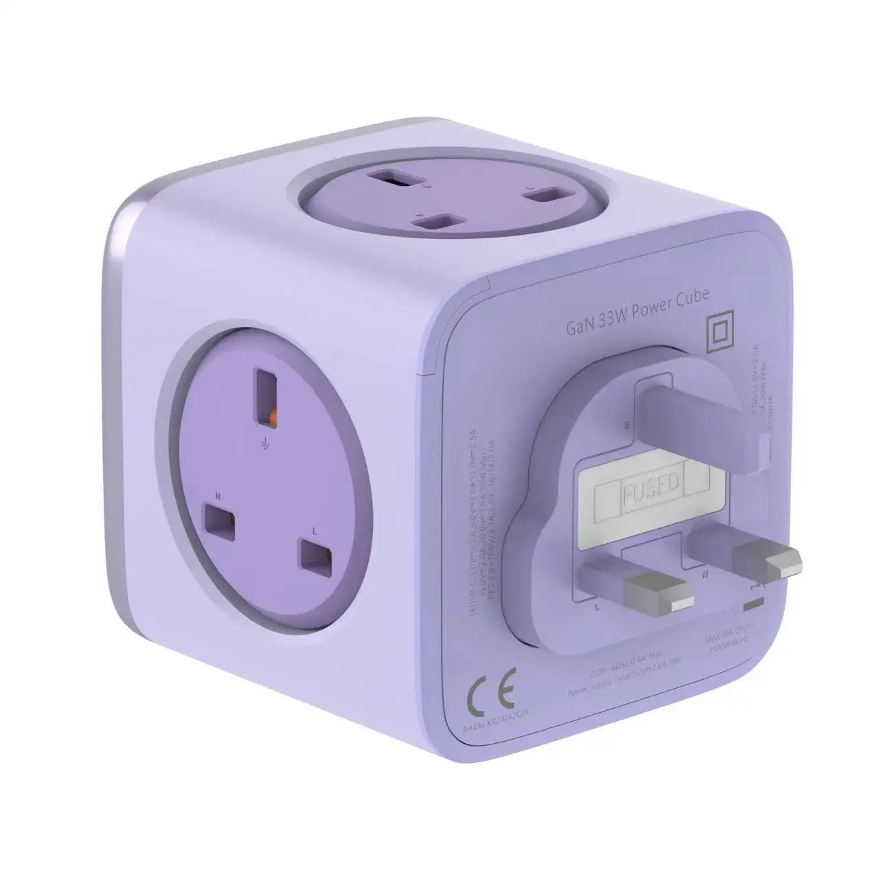 20W-UK  cube power strip