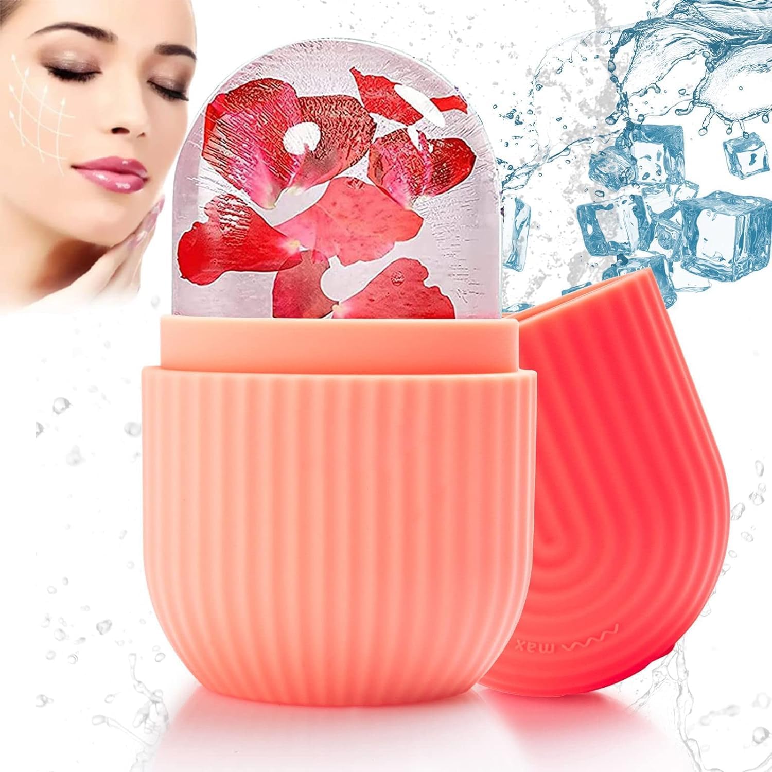 Silicon ICE Roller Facial Massage