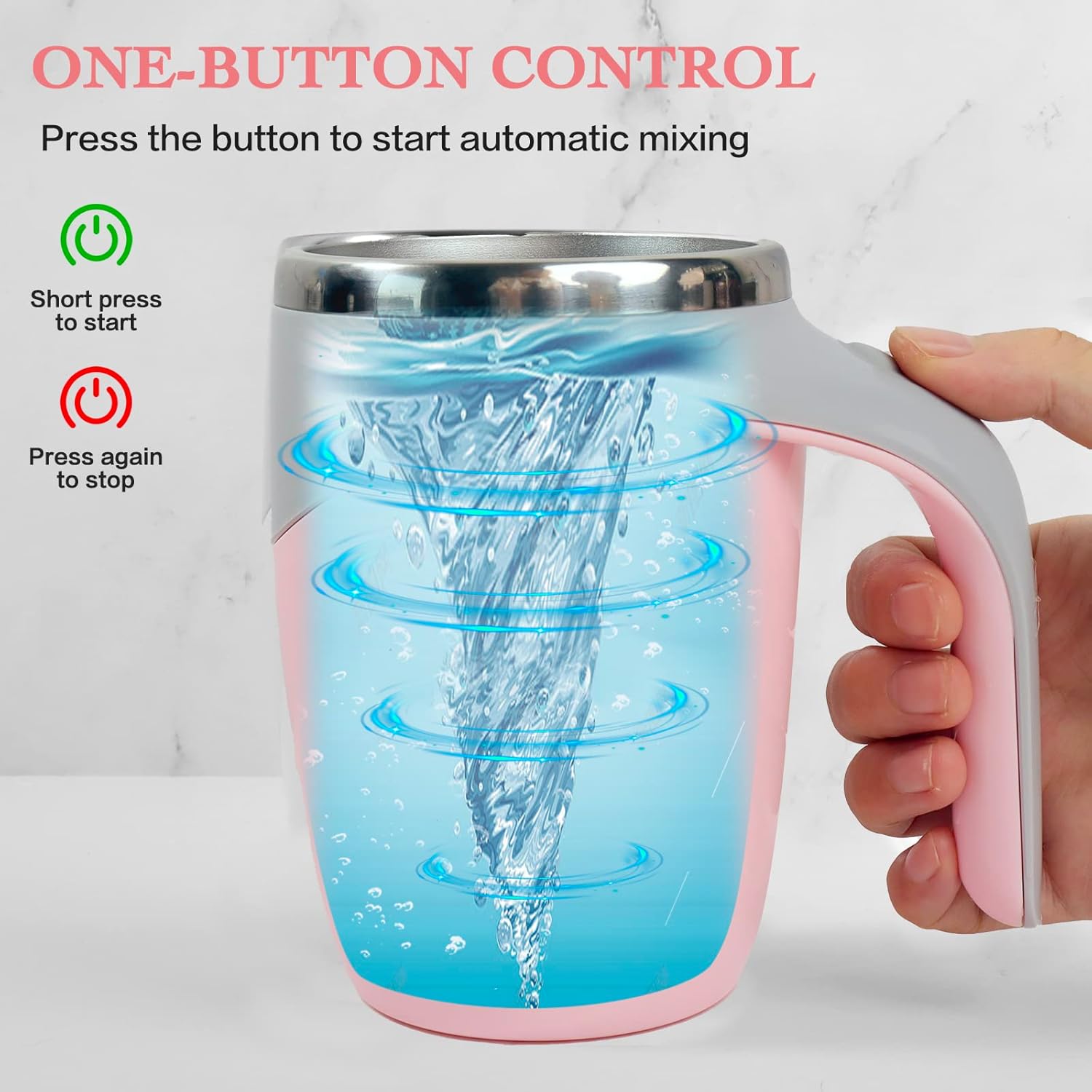 Automatic Magnetic Stirring Coffee Mug