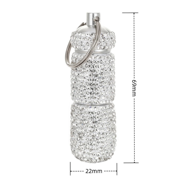 Casual Elegant Glam Solid Color Alloy Rhinestone Aluminum Storage Tank