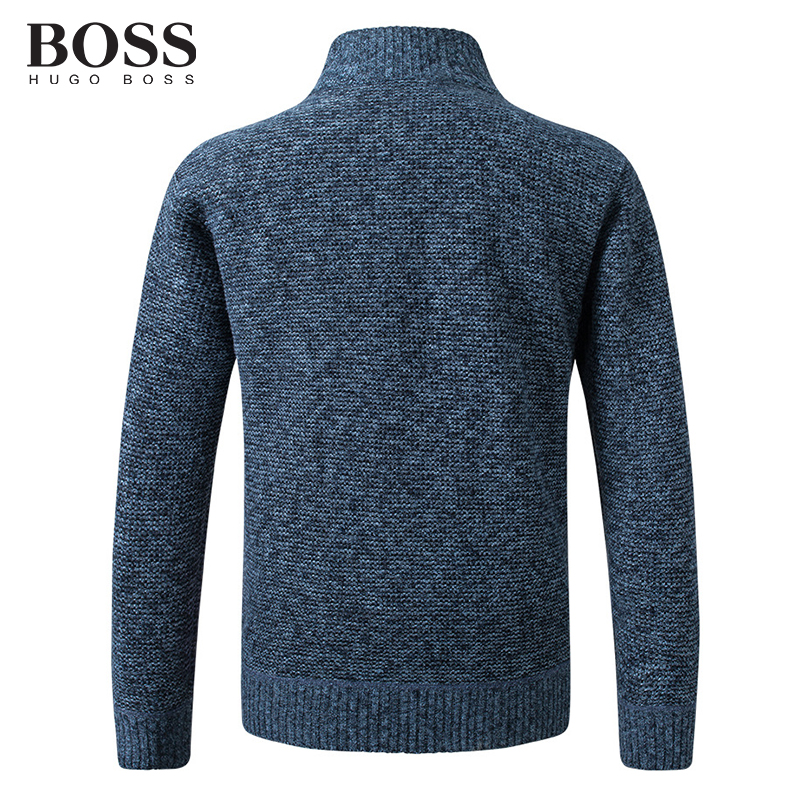 BOSS Men-s Knitted Sweater Cardigan