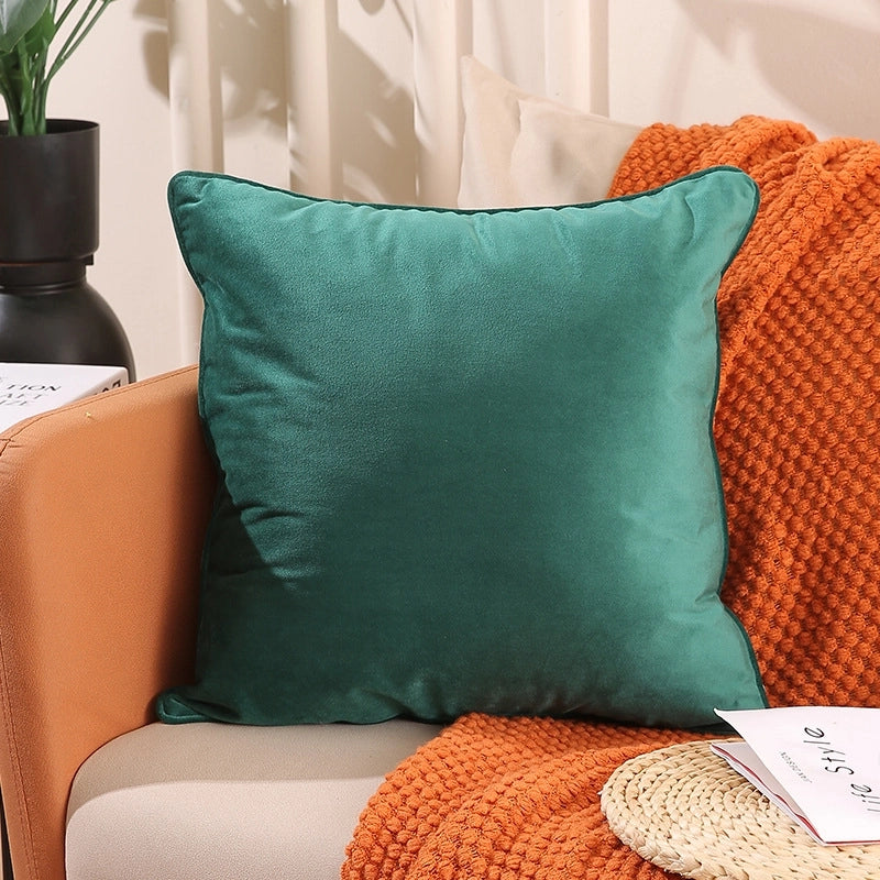 Solid Color Plush Pillow Cases