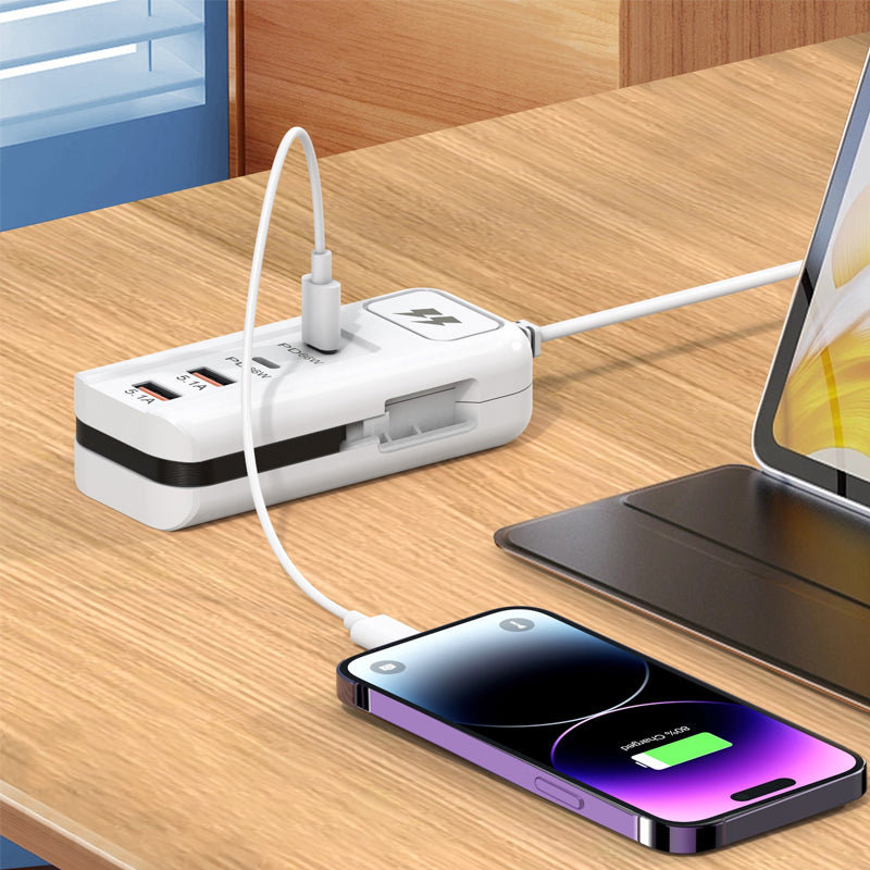 Multi-Function Quick Charging Socket - 2PD + 2USB