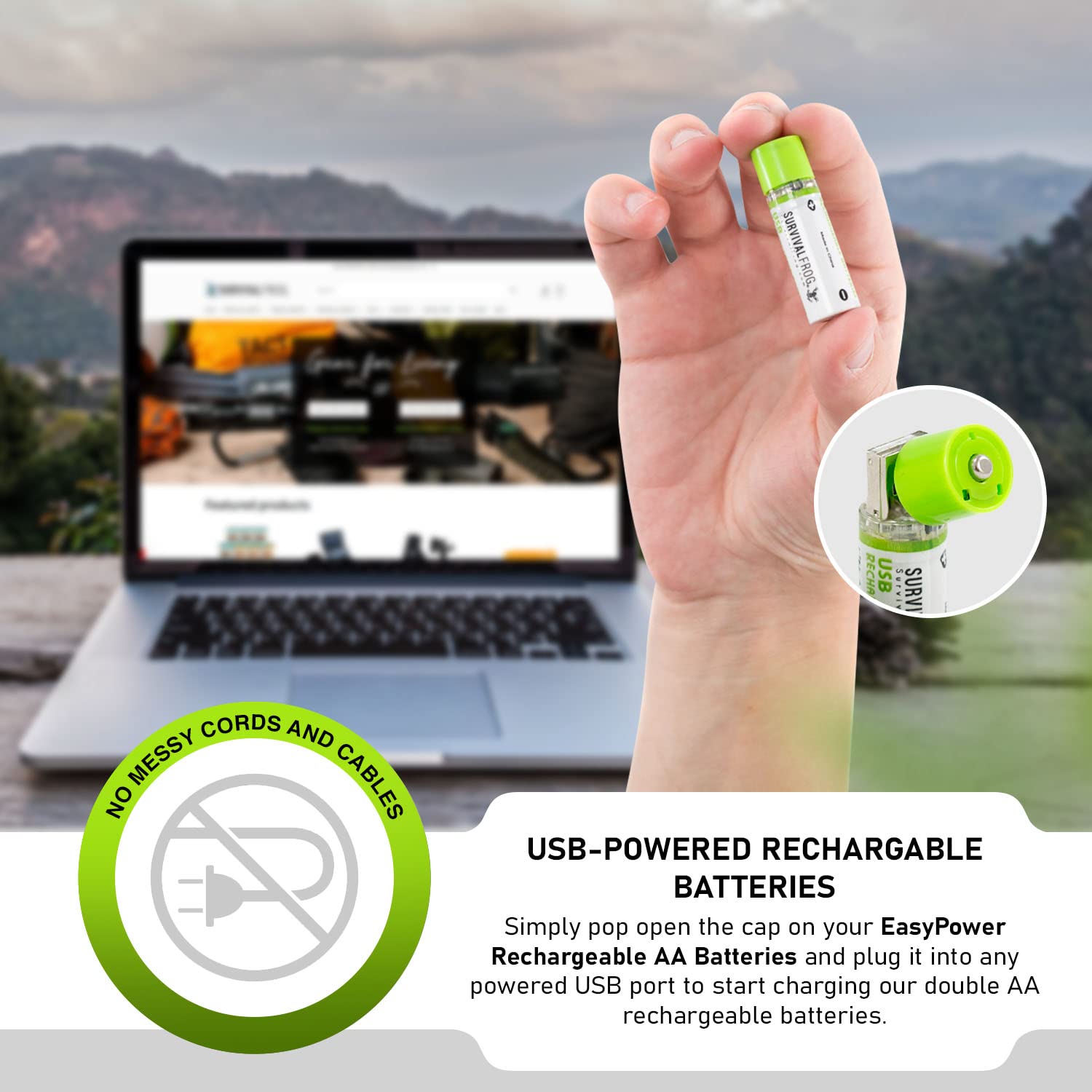 USB AA Rechargeable Batteries
