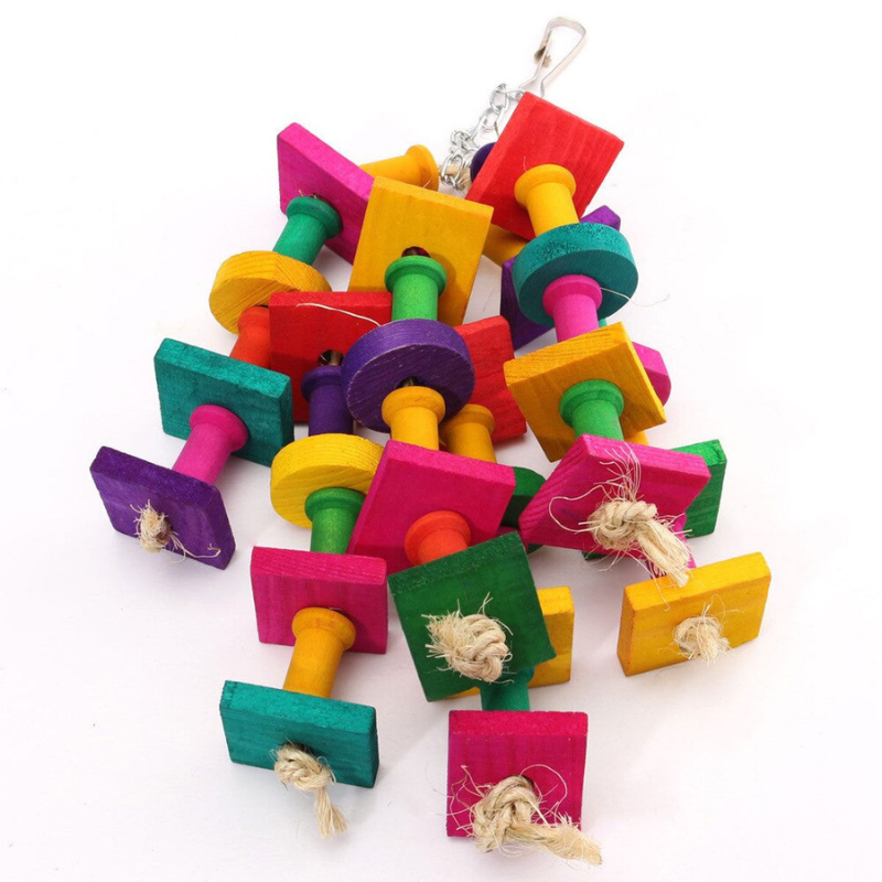 Bird Block Knot Chewing Toy