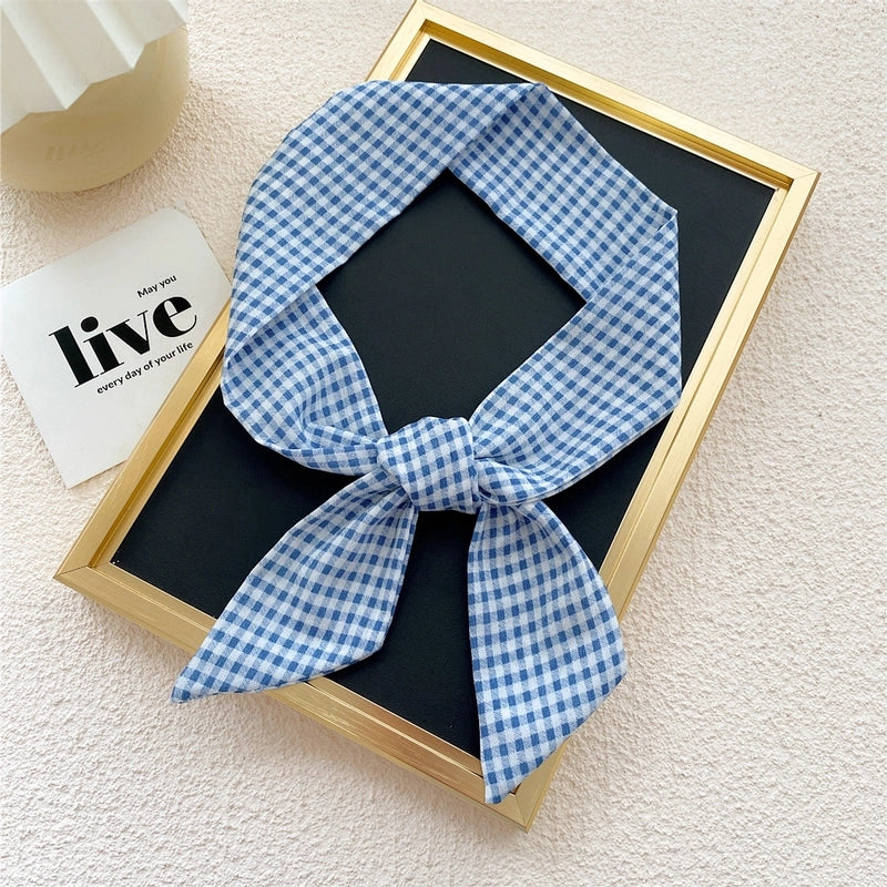 Fashion Printing Streamer Narrow Silk Scarf