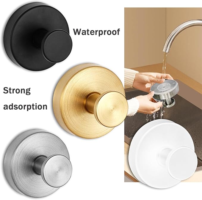 2-PIECE STAINLESS STEEL WALL HOOK SET