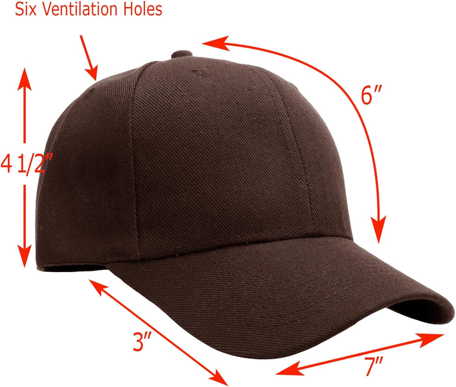 Falari Wholesale Bulk Lot 12-Pack Baseball Cap Adjustable Size Plain Blank Solid Color