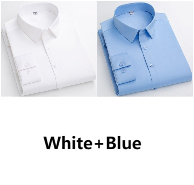💥Hot Sale🍃Men's High Stretch Ironing-free Business Shirt