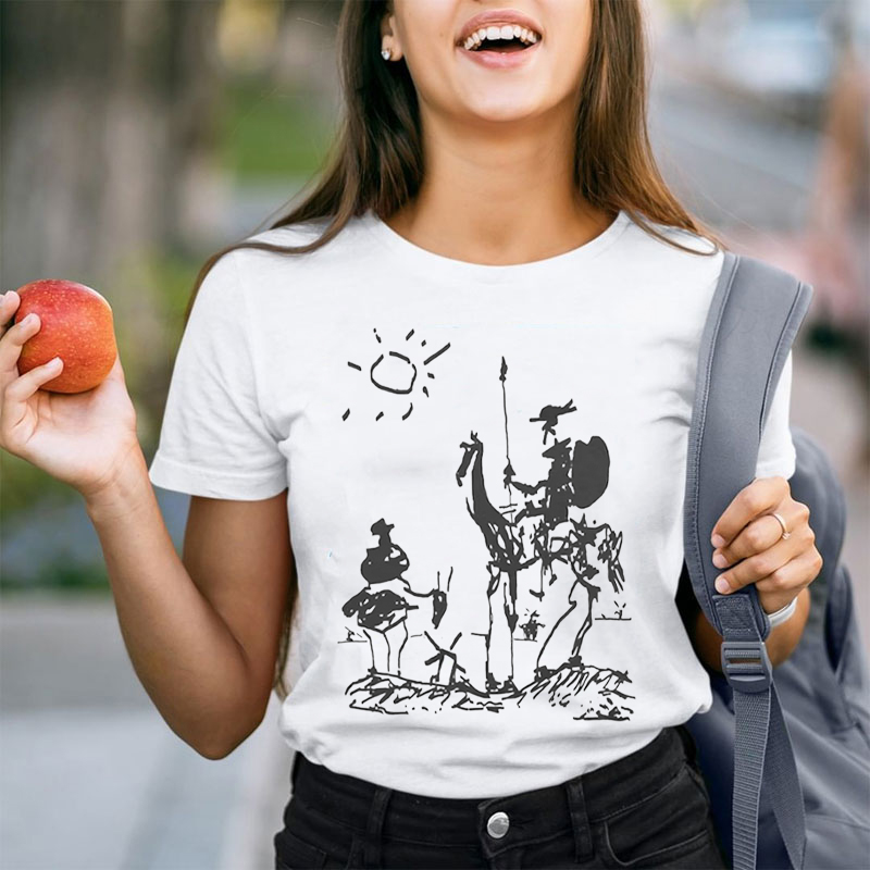 Don Quixote Teacher T-Shirt