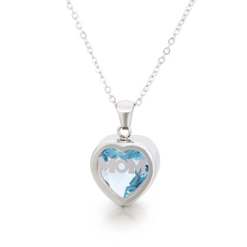 Stainless Steel Titanium Steel 18K Gold Plated Fashion Plating Heart Necklace