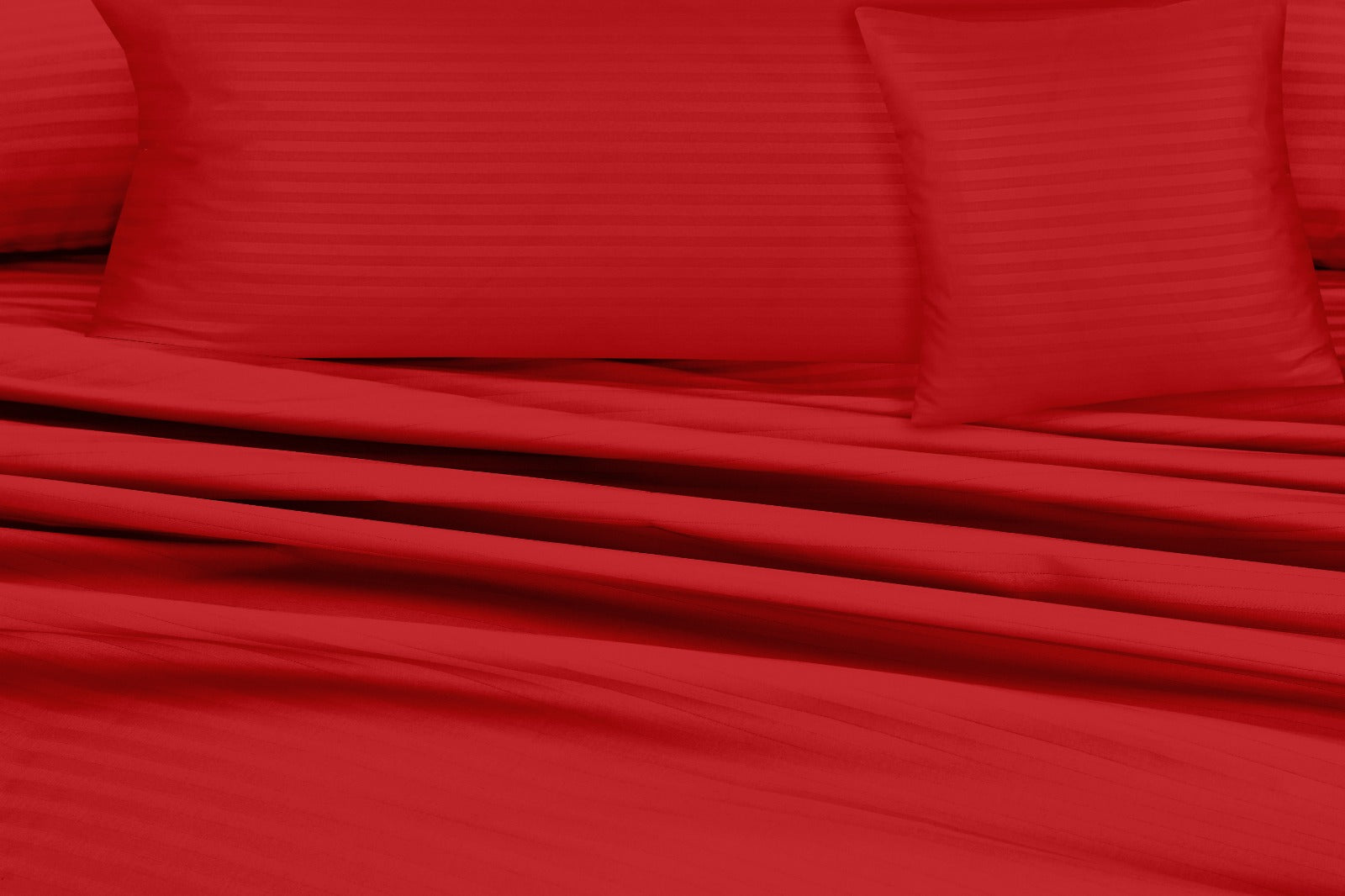 Red Stripe-Bed Sheet Set