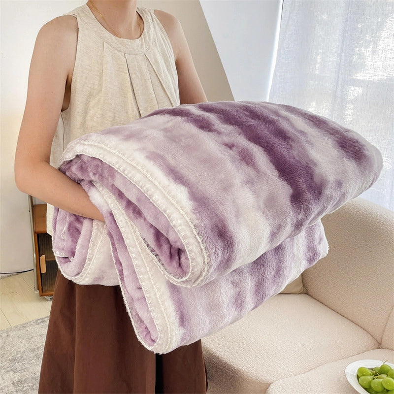 Casual Solid Color Polyester Blanket Couch & Sofa Decor