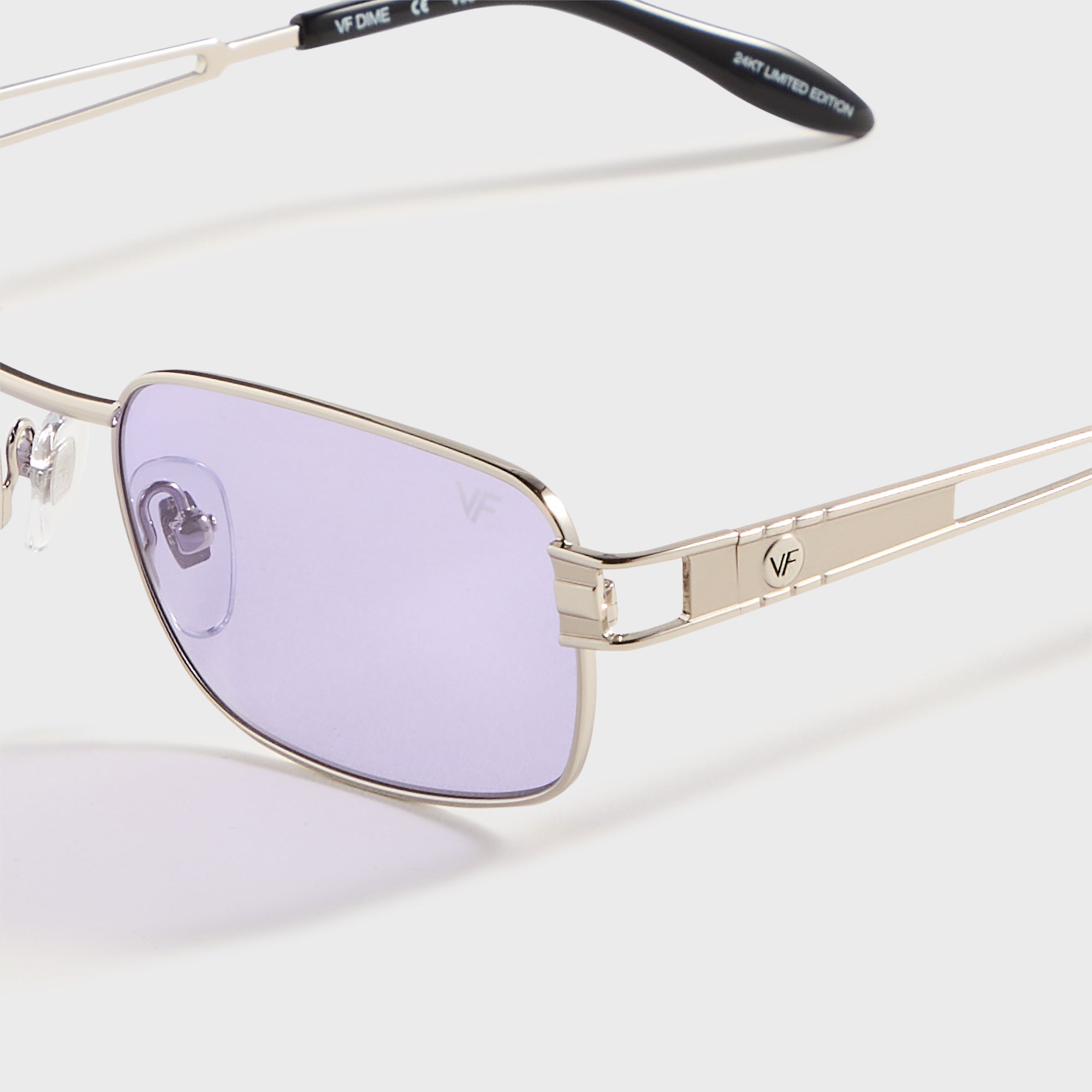 Vintage Frames Dime 24KT - White Gold / Deep Purple