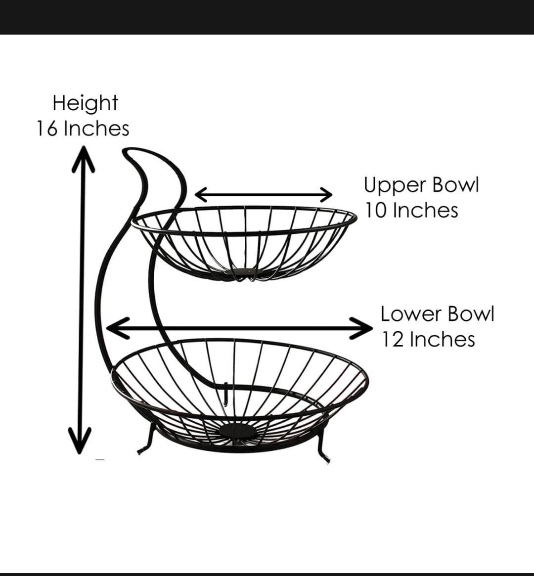 Double Layer Fruit Basket