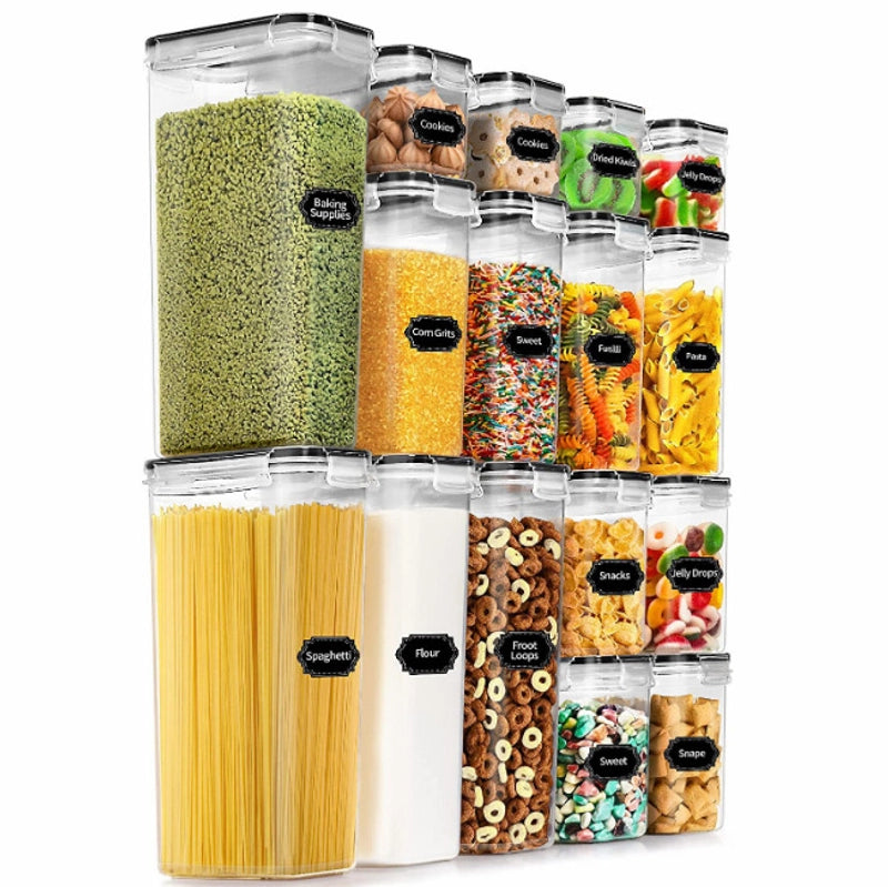 Minimalist Transparent Plastic Storage Container Box