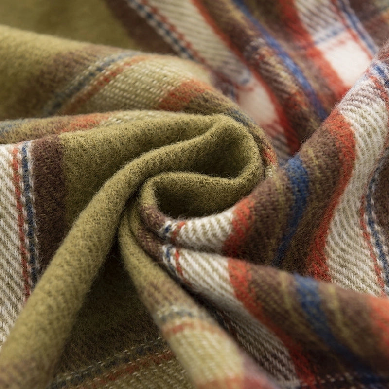 Women's Casual Vintage Style Lattice Polyester Scarf