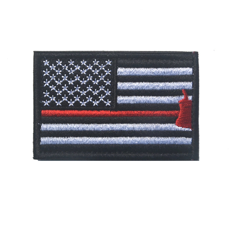 All Seasons Diagonal Cloth Woven Flag Bag Charms