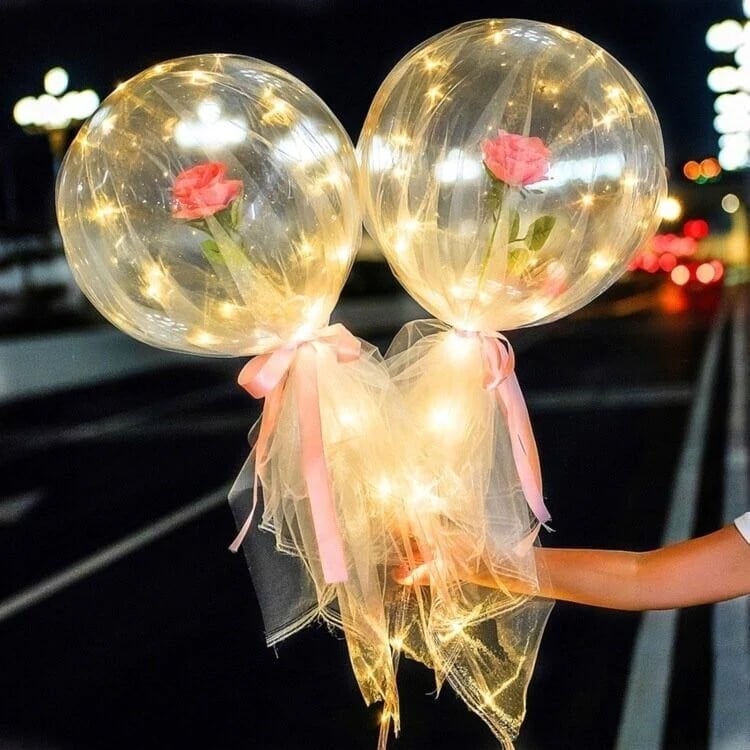 💕LED Luminous Balloon Rose Bouquet- Buy 5 Free Shipping