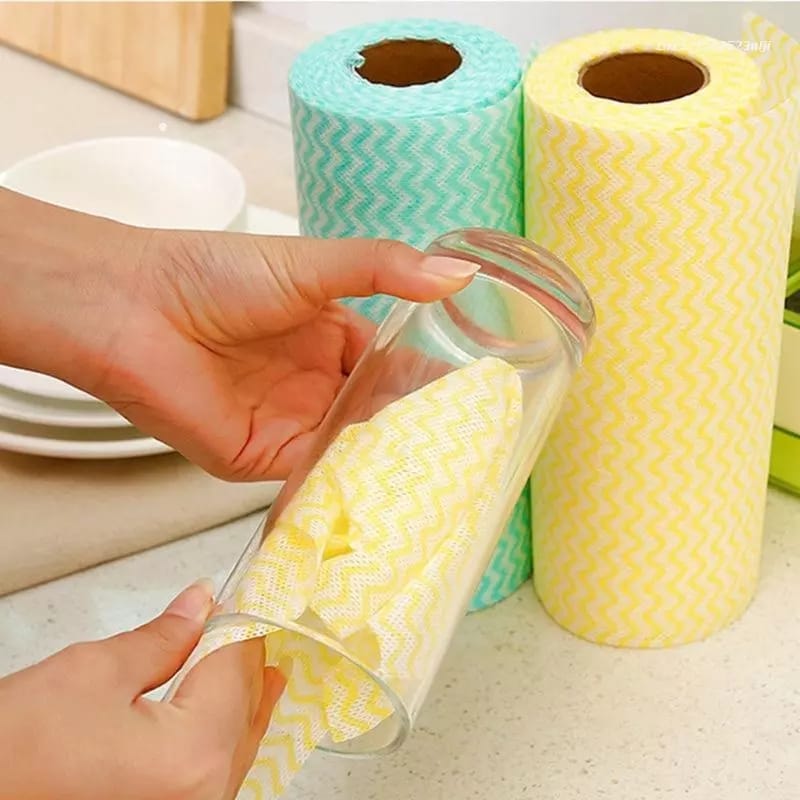 50 PIECES REUSABLE TISSUE ROLL