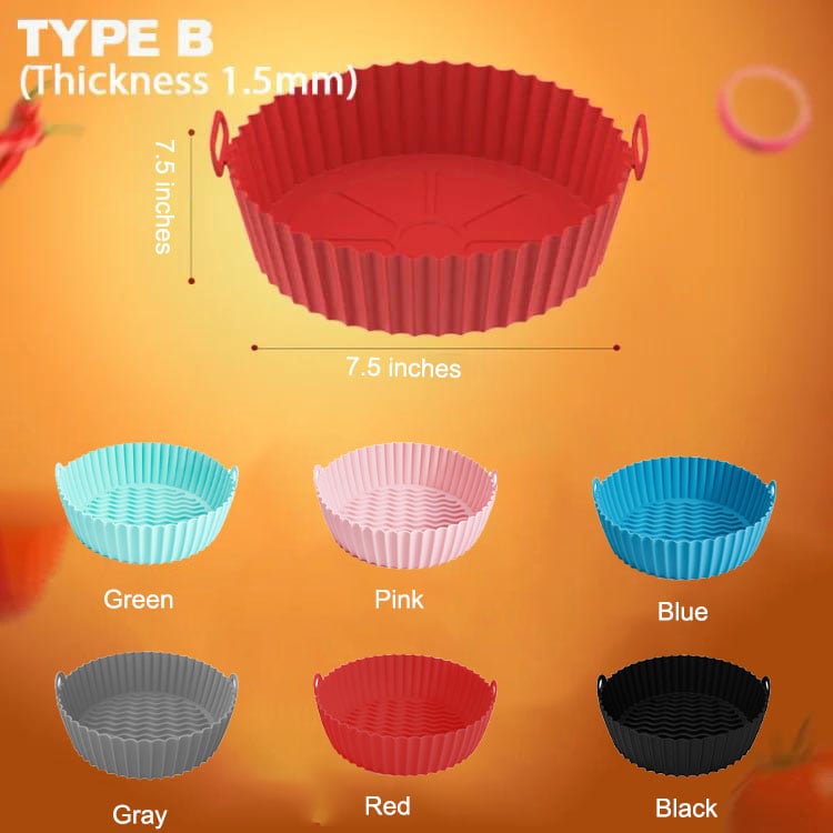 Air Fryer Silicone Baking TrayReusable