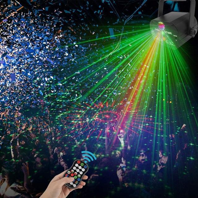 RGB DJ Disco Stage Laser Light Sound Activated Led Projector Party Lights  Party Light