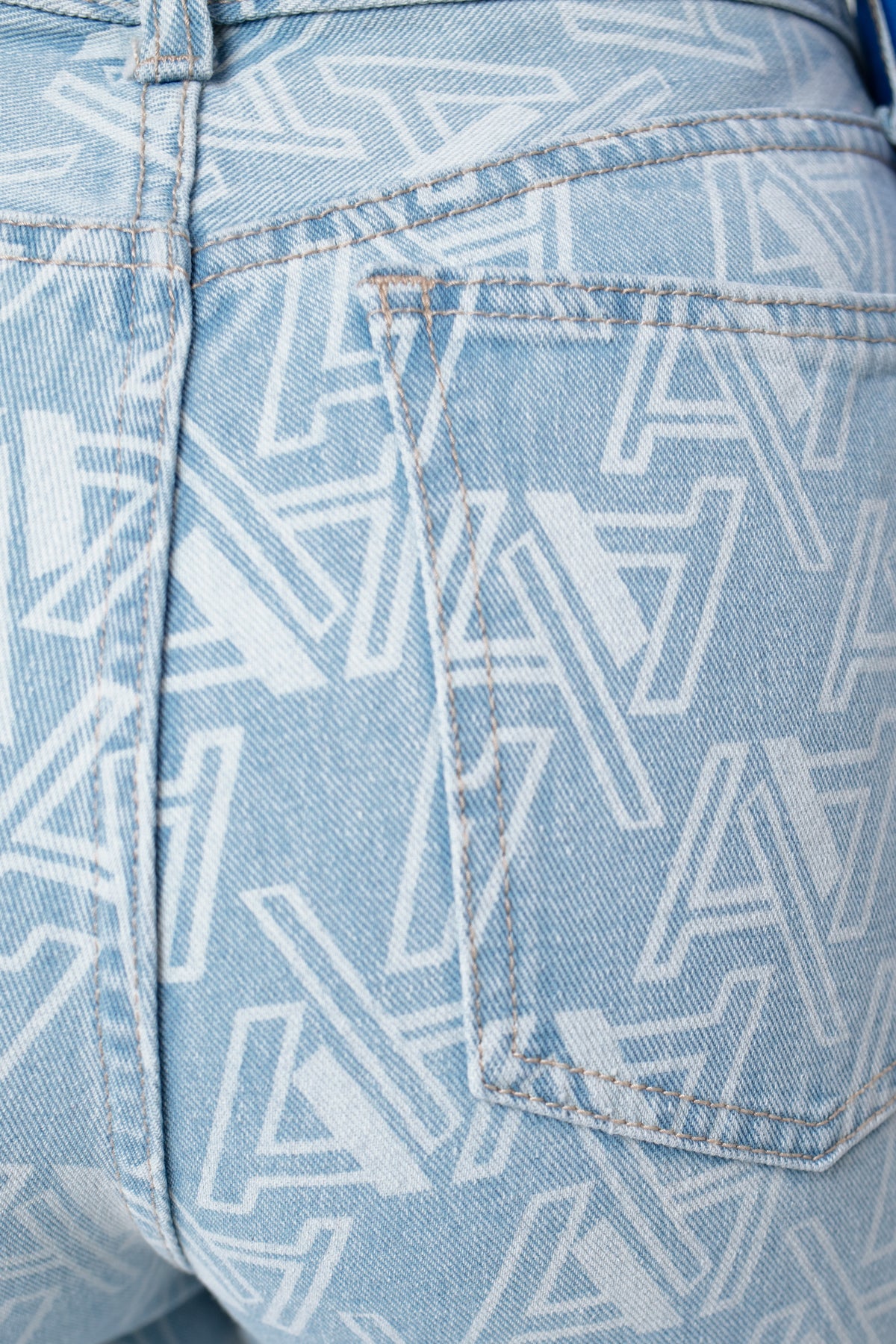Rosie Letters Straight Leg Jeans